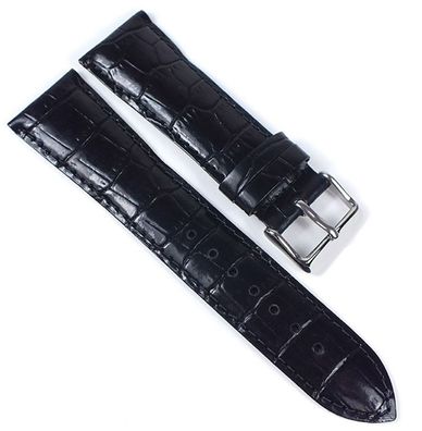 Casio Ersatzband Uhrenarmband Leder Band schwarz 20mm MTF-303