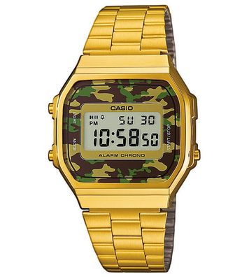 Armbanduhr der klassiker der 80-ziger Jahre goldfarbig Casio Collection A168WEGC-3EF