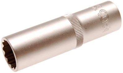 12-kant Stecknuss SW 16mm , 1/2" , lang