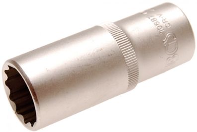 12-kant Stecknuss SW 22mm , 1/2" , lang