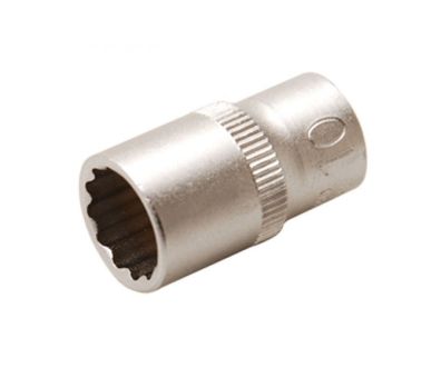 12-kant Stecknuss SW 3/8" , Anschluss 1/4" , Zwölfkantstecknuss