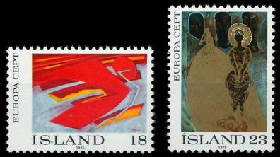 ISLAND 1975 Nr 502-503 postfrisch X04527E