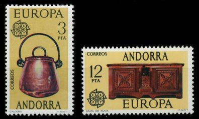 Andorra Spanische POST 1970-1979 Nr 101-102 postfrisch X0454AA