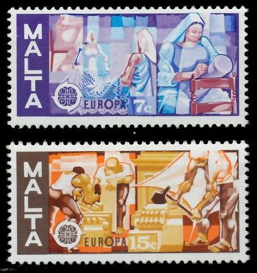 MALTA 1976 Nr 532-533 postfrisch SAC6F4E