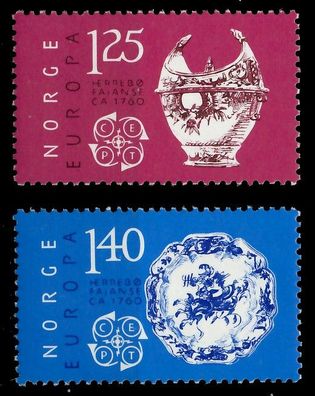 Norwegen 1976 Nr 724-725 postfrisch SAC6FCE