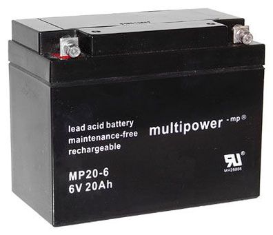 Multipower - MP20-6 - 6 Volt 20Ah Pb