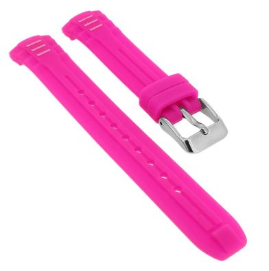 Calypso ? Uhrenarmband aus Silikon in pink Schließe mit Logo ? K5757/3