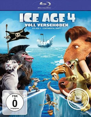 Ice Age 4 Voll verschoben BluRay Film Komödie Unterhaltung Gebraucht Akzeptabel