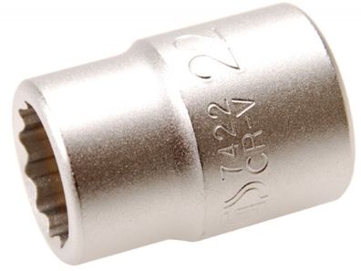 12-kant Stecknuss SW 22mm , 3/4" , kurz, Zwölfkantnuss