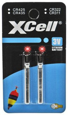 XCell - CR435 / BR435 / CR425 / CR322 / CR311 - Stiftbatterie - 3 Volt 50mAh Lithi...