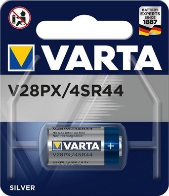 Varta - 4SR44 / 4028 / V28PX - 6,2 Volt 145mAh Batterie