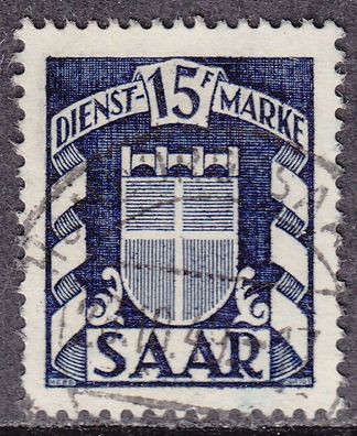Saarland Dienstmarke 40 O #017749