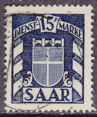 Saarland Dienstmarke 40 O #017753