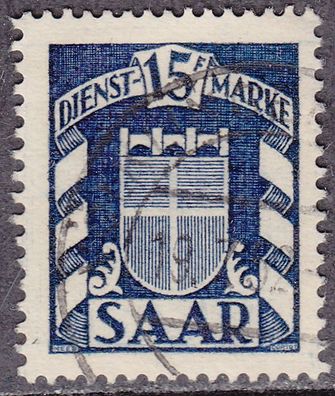 Saarland Dienstmarke 40 O #017759