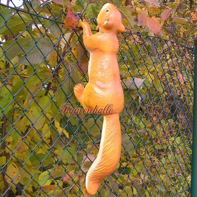 Eichhörnchen Figur Statue Wald Deko aufhängen Graten Gartenfigur witzig groß neu
