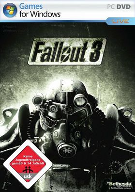 Fallout 3 (dt.) (PC, 2008, DVD-Box) - komplett - Mit Steam Key Code