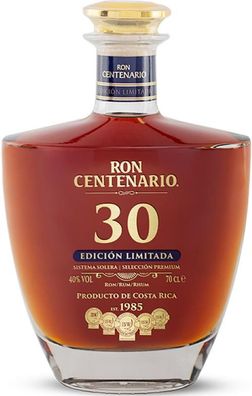 Ron Centenario 30 Jahre Fundacion Edicion Limitada 0,7 ltr.