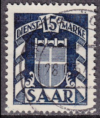 Saarland Dienstmarke 40 O #017702
