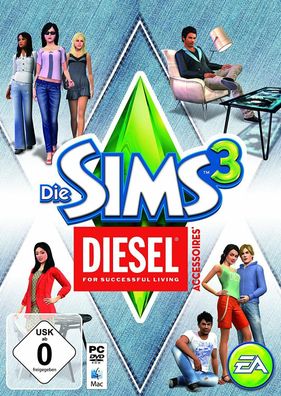 Die Sims 3 Diesel-Accessoires Add-On (PC Nur EA APP Key Download Code) Keine DVD