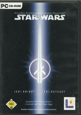Star Wars: Jedi Knight II - Jedi Outcast (PC, 2002) komplett mit Anleitung