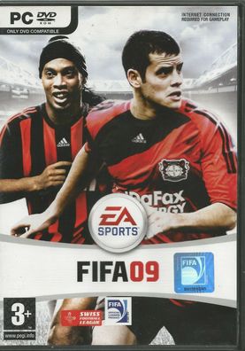 FIFA 09 - Swiss Edition multil. (PC, 2008, DVD-Box) komplett mit Anleitung