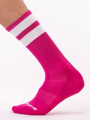 barcode Berlin Gym Socks pink-weiß Herren Socken 91366/41115 sexy Blitzversand
