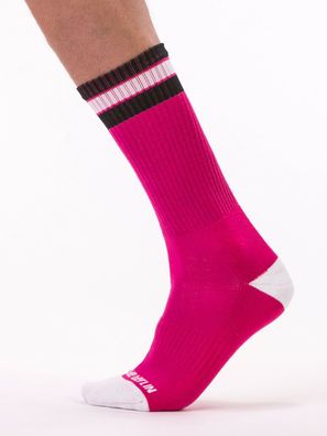 barcode Berlin Fashion Socks Paris pink 91445/3112 sexy SALE Blitzversand