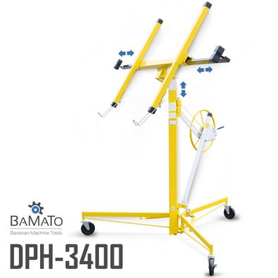 BAMATO Trockenbau Plattenlift DPH-3400 Paneelheber Plattenheber Montagehilfe