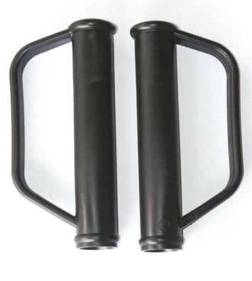 2x Sackkarrengriffe Griff - 25mm Schwarz passend für PRO-BAU-TEC Sackkarre Karre