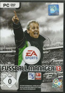 Fußball Manager 13 (PC 2014 Nur der Origin Key Download Code) Keine DVD, No CD