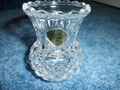 kleine Vase--Pressglas--8cm hoch