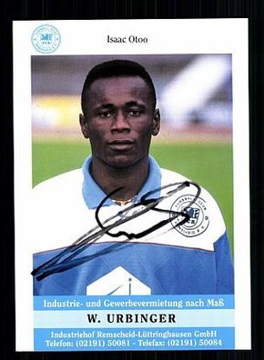 Isaac Otoo FC Remscheid 1993-94 Autogrammkarte + A 55230