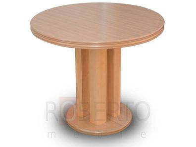Runder Tisch Rund Tische Esszimmer Wohnzimmer Holz Ausziehbar bis 90 x 240 cm