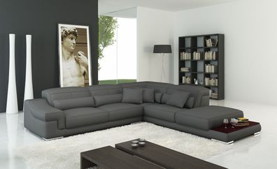 Multifunktions Relax Ecksofa Ledersofa Sofa Couch Polster Eck Sitz Garnitur Neu