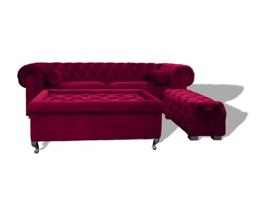 Chesterfield Sofa Polster Designer Couchen Sofas Garnitur Couch SLIII Sofa ?24