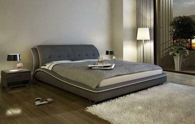 Modernes Design Bett XXL Betten Luxus Stil Doppel Hotel Leder 140 160 180x200cm