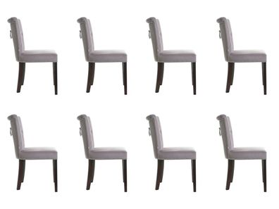 8x Design Polster Sitz Stühle Stuhl Seht Garnitur Sessel Lounge Club Set