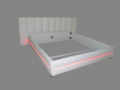Leder Design Bett Doppel Luxus Ehe Modernes Hotel Gestell Schlaf Zimmer Betten