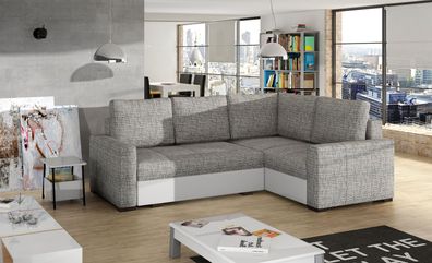 Design Ecksofa Schlafsofa Bettfunktion Couch Leder Polster Textil Sofas Neu 1469