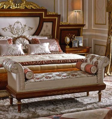 Chaiselounge Antik Stil Sofa Liege Couch Liegen Chaise Textil Barock Rokoko E38