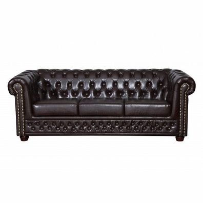 Chesterfield Sofagarnitur Sofa 3 + 1 + 1 Couch Polster Set Sofas Couchen Yorki Neu
