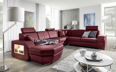 Edle Design Polster Eck Couch Garnitur Wohnlandschaft Sofas Couchen Sitz U Form
