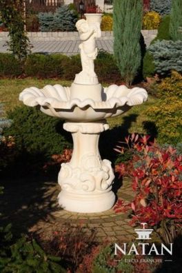 Zierbrunnen Springbrunnen Skulptur Brunnen Dekoration Garten Fontaine Napoli !