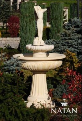 Zierbrunnen Springbrunnen 174cm Skulptur Brunnen Deko Garten Fontaine Teich Neu