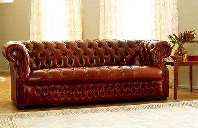 Design Sofa Chesterfield Luxus Klass Couch Polster Garnitur Leder Textil Neu 103