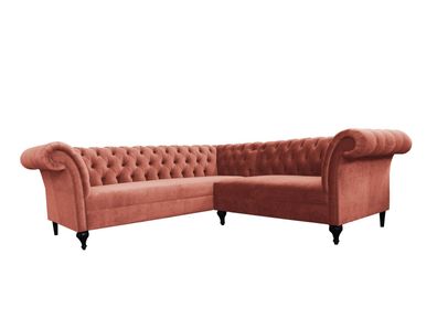 Chesterfield Ecksofa Eckcouch Designer Sofa Couch Samt Ledersofa SLIII Sofa ?86