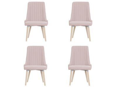 4x Stühle Stuhl Polster Modernes Set Design Lehn Garnitur Sessel Komplett Neu