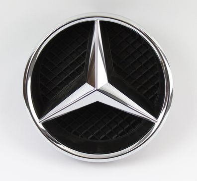 Mercedes-Benz Grundträger Grundplatte Stern Grill Kühlergrill Emblem komplett