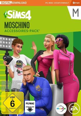 Sims 4 Moschino Stuff Pack (PC 2019, Nur der Origin Key Download Code) Keine DVD