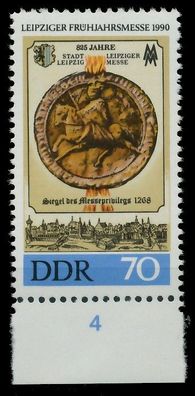 DDR 1990 Nr 3316 postfrisch URA X04B6D6
